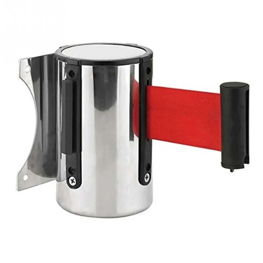 1pc Retractable Ribbon Barrier Crowd Control Outdoor Stainless Steel Wall Mount Red Belt Sport Stanchion Queue Rope Barriers The jack market .AU The jack market .AU Home $ 67 14:200003699