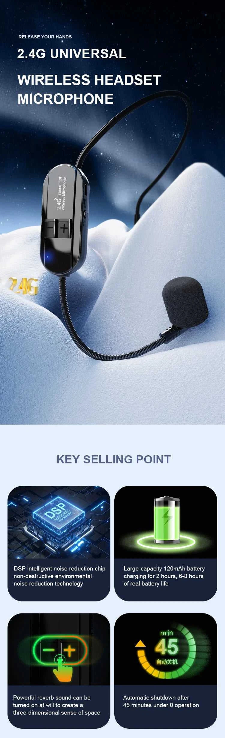 2.4G Wireless Headset Microphone Small Bee Loudspeaker Special Teaching Audio Microphone For Teachers The jack market .AU The jack market .AU Accessories Electronics $ 74 14:504#One-3.5mm