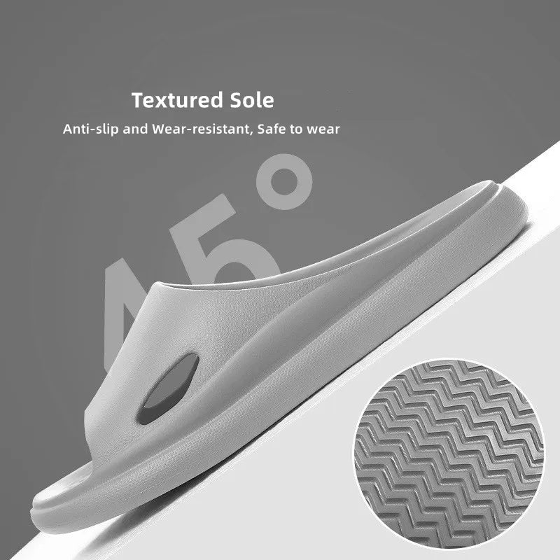 New Soft EVA Slippers Couples Home Slipper Outdoor Beach Summer Sandals Bath Men Flip Flops Non-Slip Women Thick Sole Shoes