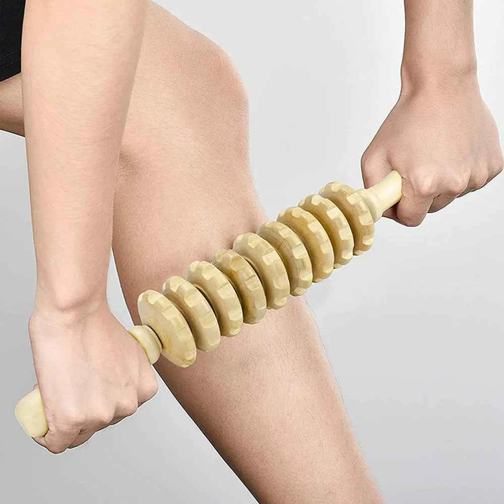 Wooden Wonders 4-in-1 Therapy Massage Kit – Anti-Cellulite & Muscle Pain Relief for Body Shaping