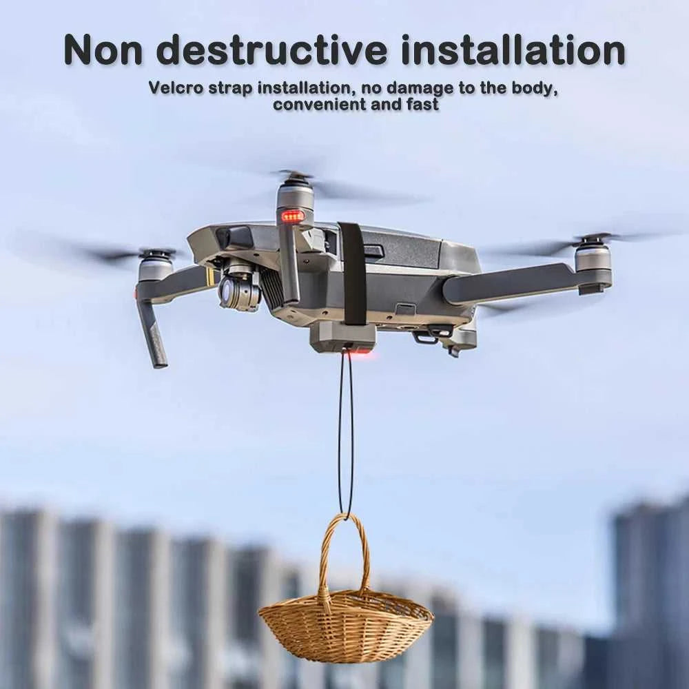 Universal Drone Airdrop Thrower System 2.4 Remote Control General Payload Delivery Thrower Air Dropper Device Drone Accessories The jack market .AU The jack market .AU Drones $ 66 14:193#Black