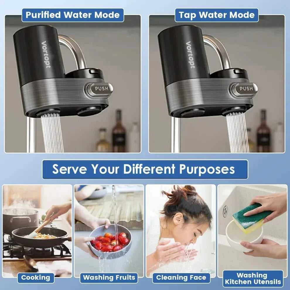 Vortopt Faucet Mount Tap for Sink Drinking 350 Gallons Water Purifier 5 Filters for Water Filtration System Faucet Water Filter The jack market .AU The jack market .AU Home $ 91 14:200002984#White with 1 filter