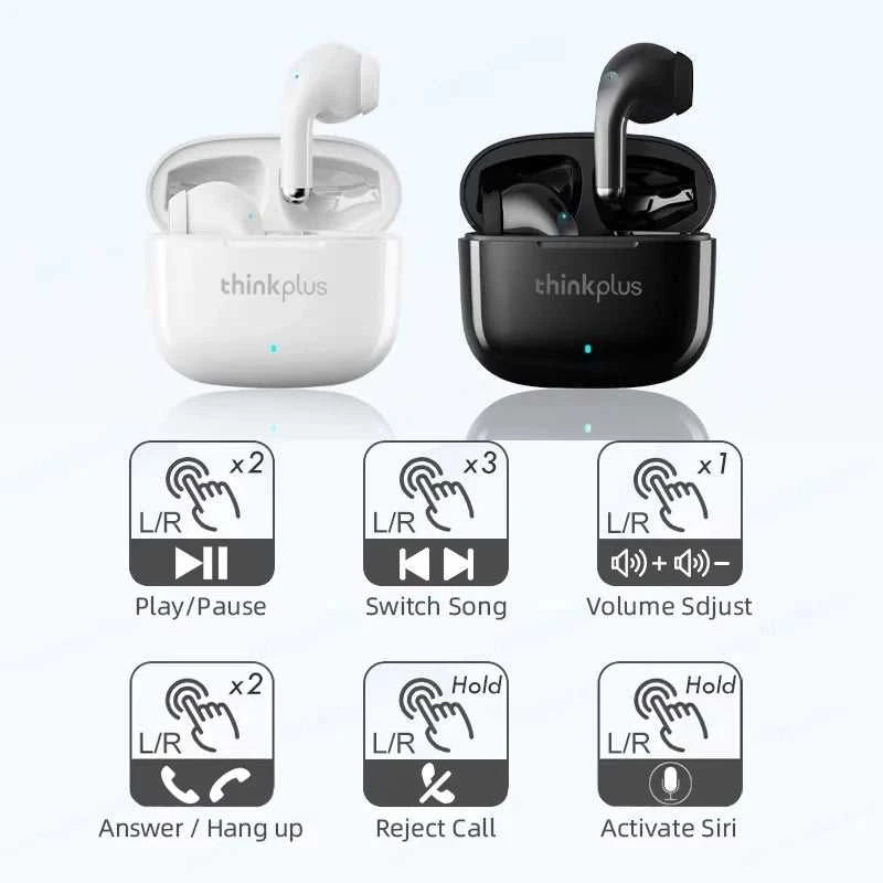Lenovo LP40 Pro Wireless Bluetooth Earphones Long Battery Life Fashion Music Headphones Low Latency HD Call Gaming Earbud Choice The jack market .AU The jack market .AU Accessories Electronics $ 65 14:29#Black