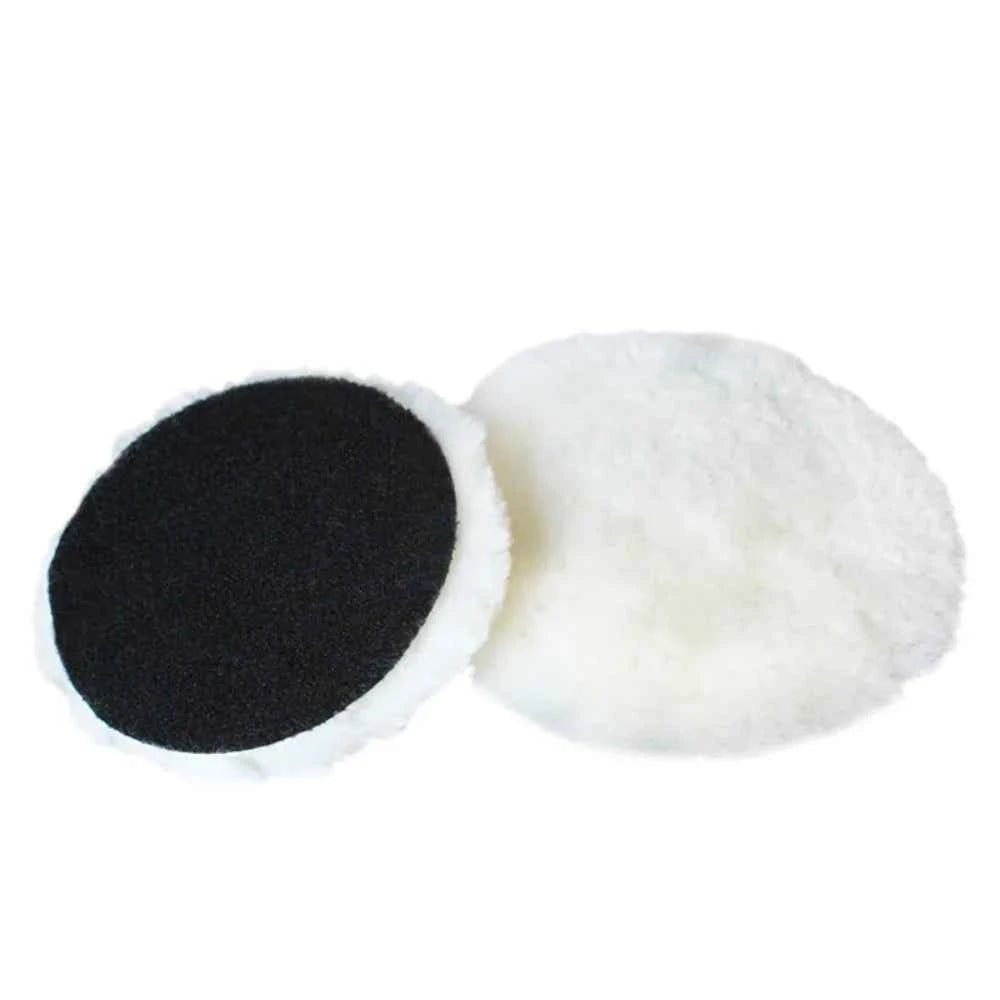 5Pcs Car Polishing Pad Wool Polishing Disc Car Body Waxing Buffing Pad Paint Care Polisher Pad Car Cleaning Tools 3/4/5/6/7 Inch
