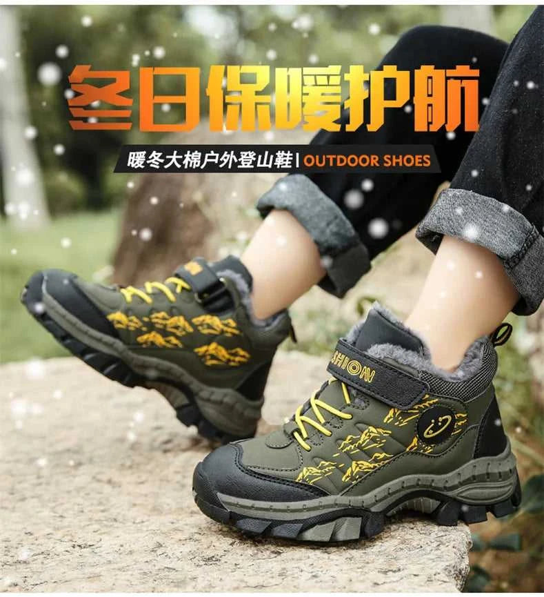 2023 New Winter Camp Boys Mountain Climbing Shoes Fashion Kids Teenage Hook & Loop Children Sport Shoe The jack market .AU The jack market .AU Mum & Kids: Essential Products for Every Family $ 48 14:100018786#Gray 02;200000124:152#32(Insole19.9cm);200007763:201336100