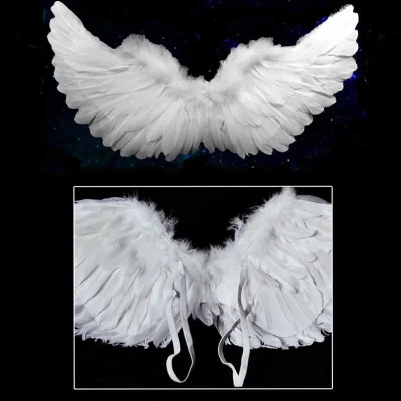 Angel Halo Headband Black White Feather Christmas Festival Performance Party Favor Angel Outfit Angel Cosplay Wings The jack market .AU The jack market .AU Mum & Kids: Essential Products for Every Family $ 29 14:29#1
