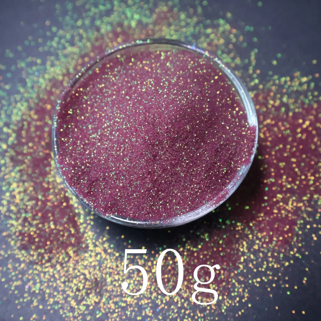 0.1mm Extra Fine Holographic White Colorful Shinning Glitter Spangle Dust for DIY lipstick,Cosmetics,Nail Art Craft Decoration