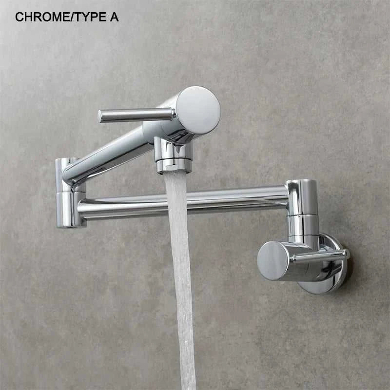 Brass Pot Filler Tap Wall Mount Foldable Kitchen Faucet Single Cold Single Hole Sink Tap Rotate Folding Spout Chrome Gold Black The jack market .AU The jack market .AU Home $ 174 14:29#Chrome Type A