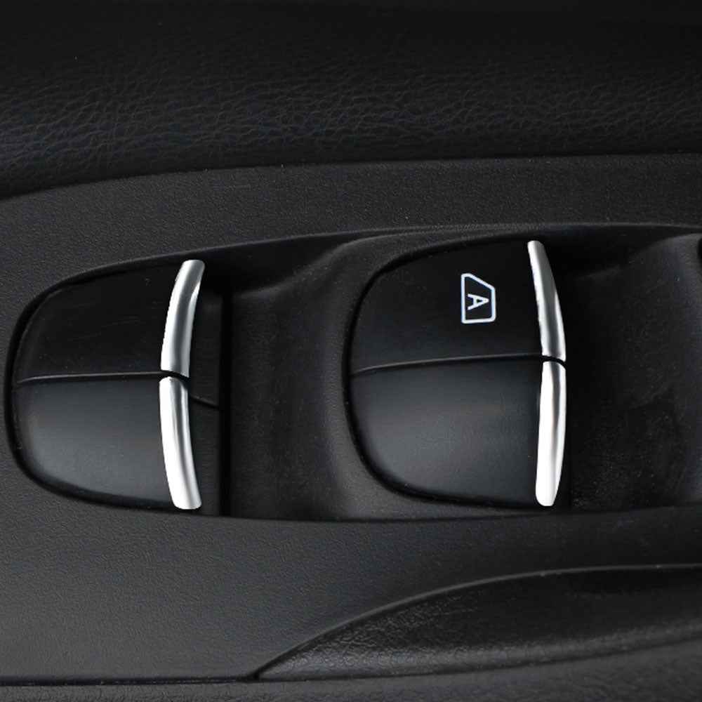 Nissan Sequin Car Window Lift Button Sticker - Sparkle & Style for X-Trail, Rogue, March, Sentra, Versa, Sunny, Teana, Altima, Juke, Kicks, Qashqai