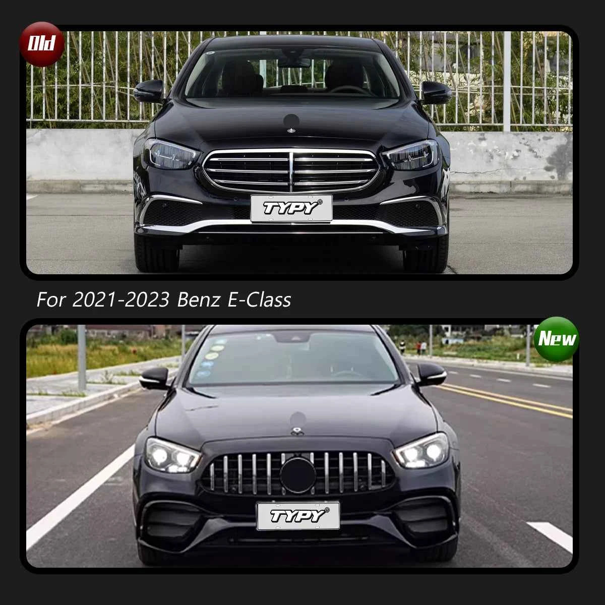 TYPY Car Lights For Benz E-Class W213 Headlights 2016-2023 LED Lamps Daytime Running Lights Dynamic Turn Signal Auto Accessories