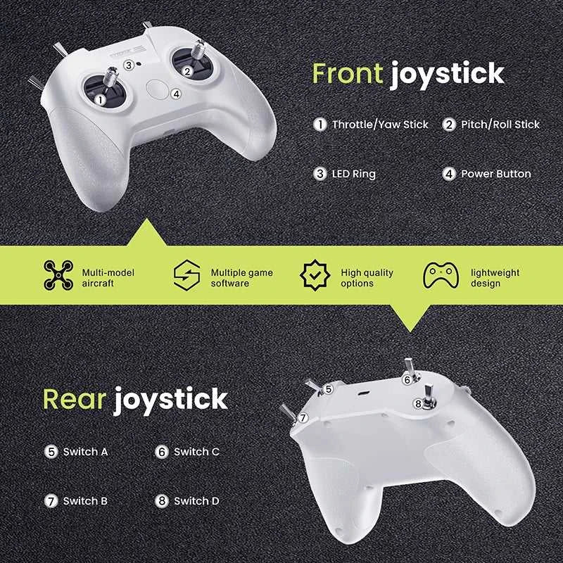 RC Drone Accessories Training Simulator Remote Control Handle 8CH FPV Flight Simulator Controller For DJI/Liftoff /DRL/DCL The jack market .AU The jack market .AU Drones $ 86 14:200006151#mode 2