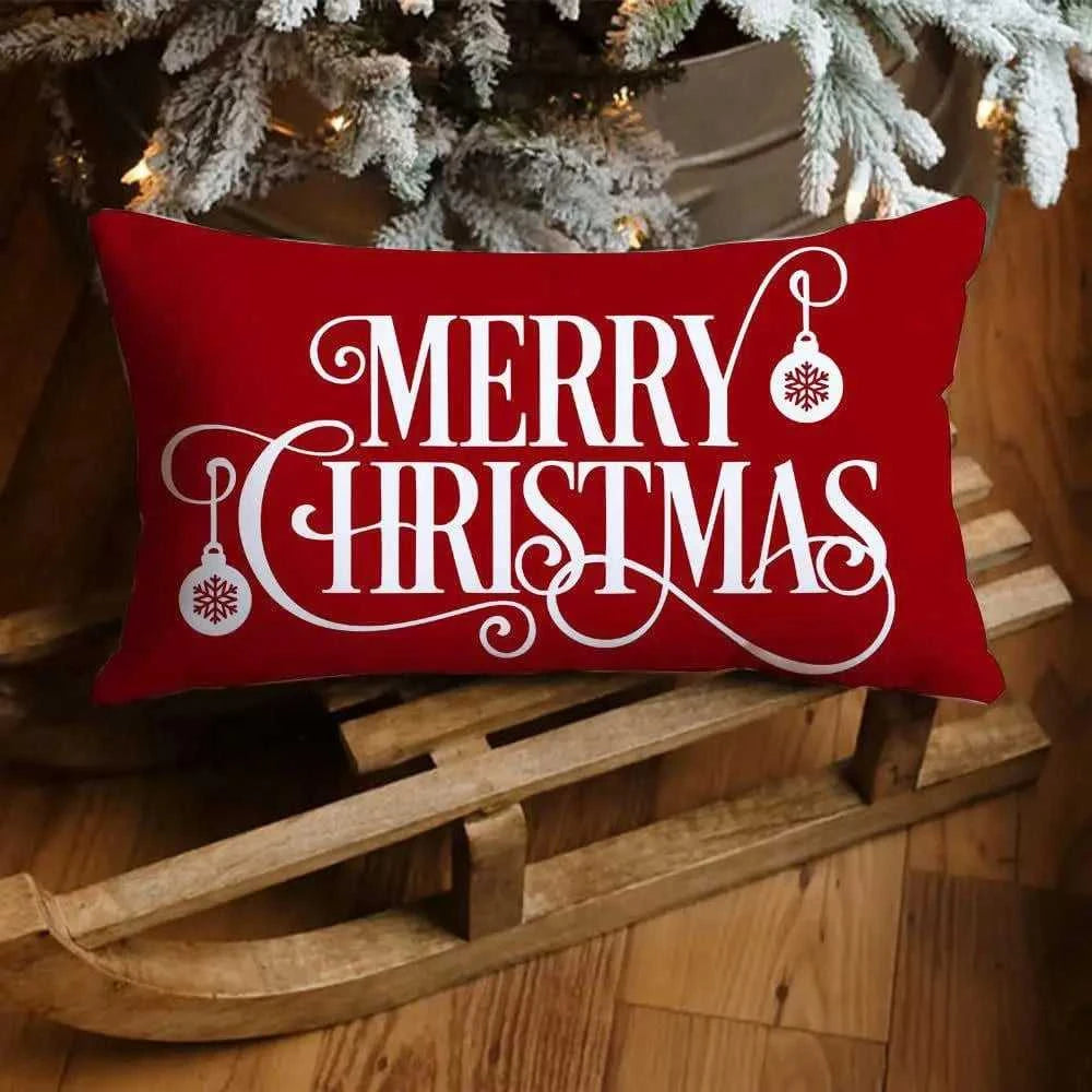 Xmas Tree Pillow Cover 30x50cm Linen Throw Pillowcase Merry Christmas Decorative Snowmen Letter Decor Pillowcase Cushion Cover The jack market .AU The jack market .AU Home $ 22 14:193#merry christmas 1