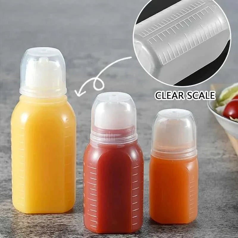 Clear Condiment Squeeze Bottles Honey BBQ Sauces Salad Oil Ketchup Dispenser Container with Scale Seasoning Bottle Kitchen Tool The jack market .AU The jack market .AU Home $ 40 14:193#Mixed-18pcs