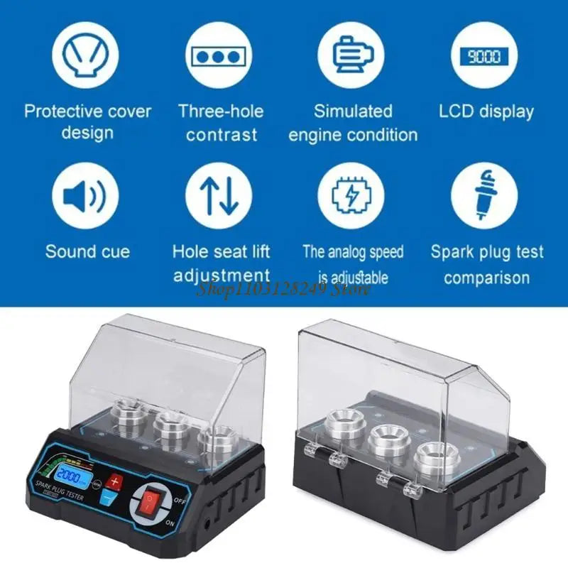 Adjustable Spark Plugs Tester with Clear LCD Display Suitable for Accurate Diagnosis&Easy Operation in Automotive Repair