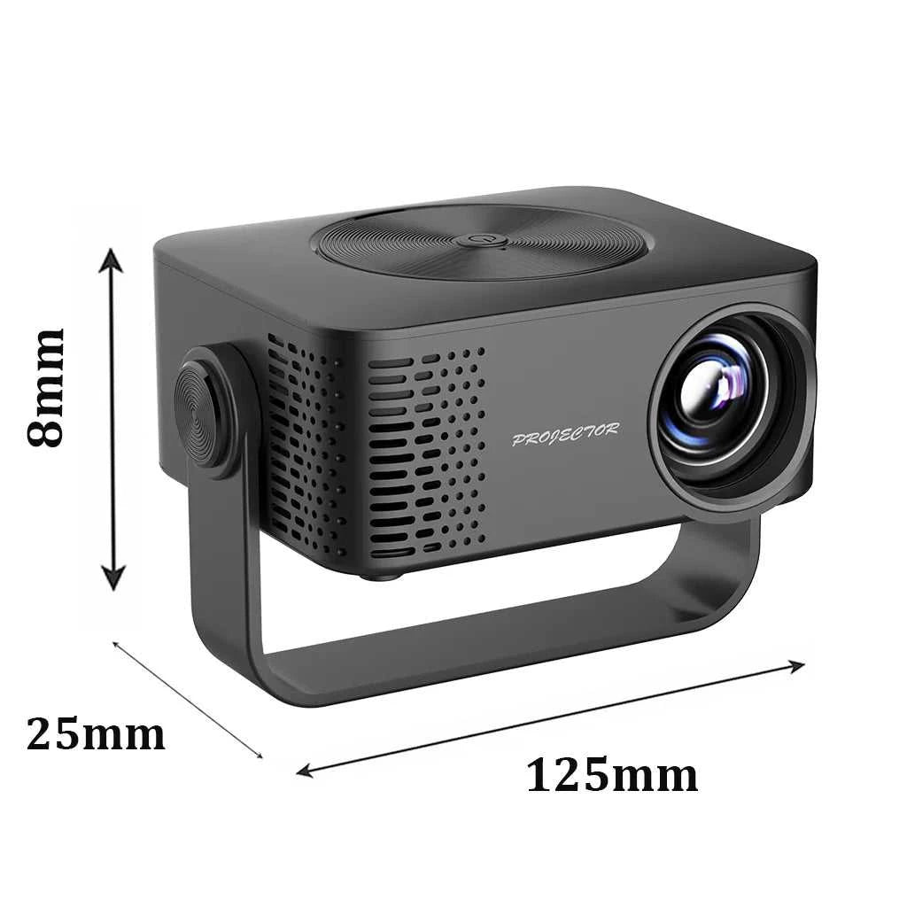 2025 New 1080P Mini Beamer Portable LED projector with Wi-Fi USB HDMI for Mobile Phone Laptop Home Theater Black The jack market .AU The jack market .AU Accessories Electronics $ 110 14:29;200007763:201336101;200009209:201447604