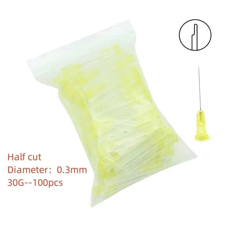100Pcs Endo Irrigation Needles - Precision 25G/27G/30G Tips for Root Canal Mastery