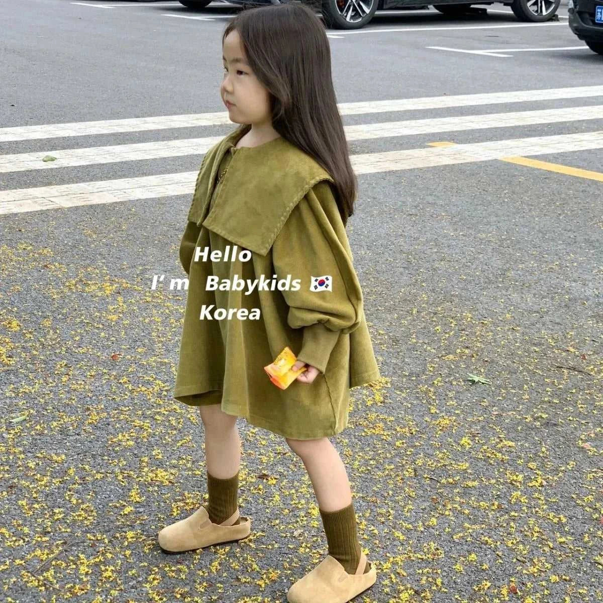 Baby Girls Skirt 2023 New Spring and Autumn Girls Skirt Korean Style Dark Green Solid Color Fashionable Dress The jack market .AU The jack market .AU Mum & Kids: Essential Products for Every Family $ 47 14:175#green;200000463:200004187#2T-90CM