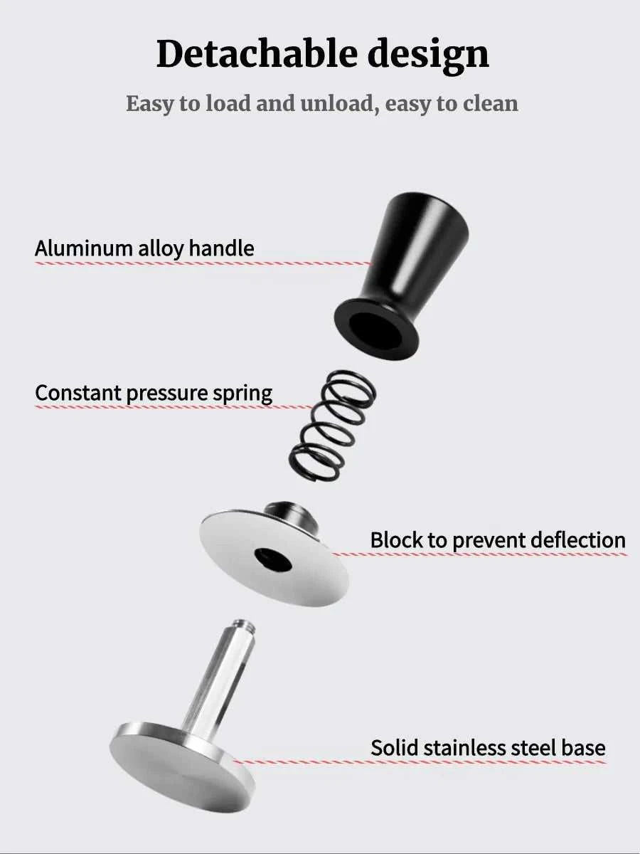 58mm 53mm 51mm Espresso Tamper Barista Coffee Tamper with Calibrated Spring Loaded Stainless Steel Tampers The jack market .AU The jack market .AU $ 36 14:200006152#53MM(CAN USE FOR 54)