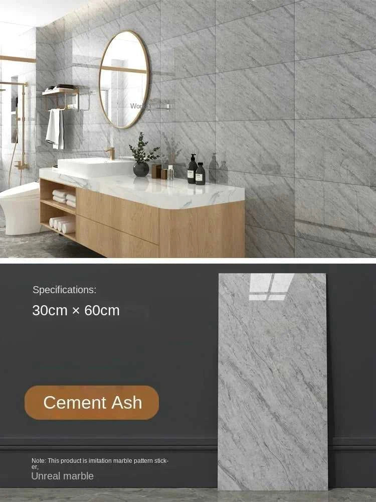 Imitation ceramic tile wall sticker wallpaper self-adhesive bathroom marble sticker self-adhesive background wall wallpaper The jack market .AU The jack market .AU Home $ 113 14:365458#White brick pattern;5:871#30X60CM 20PCS
