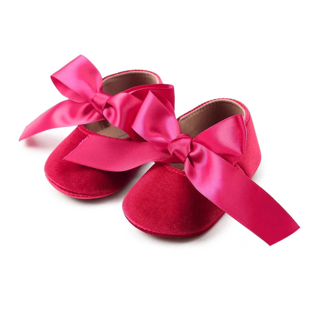 Meckior Baby Girl Shoes Princess Ballet Slippers Non-slip Flat Soft-sole Cotton Rubber Crib Butterfly-knot Infant First Walkers The jack market .AU The jack market .AU Mum & Kids: Essential Products for Every Family $ 24 14:10;200000124:100010420#0-6 months