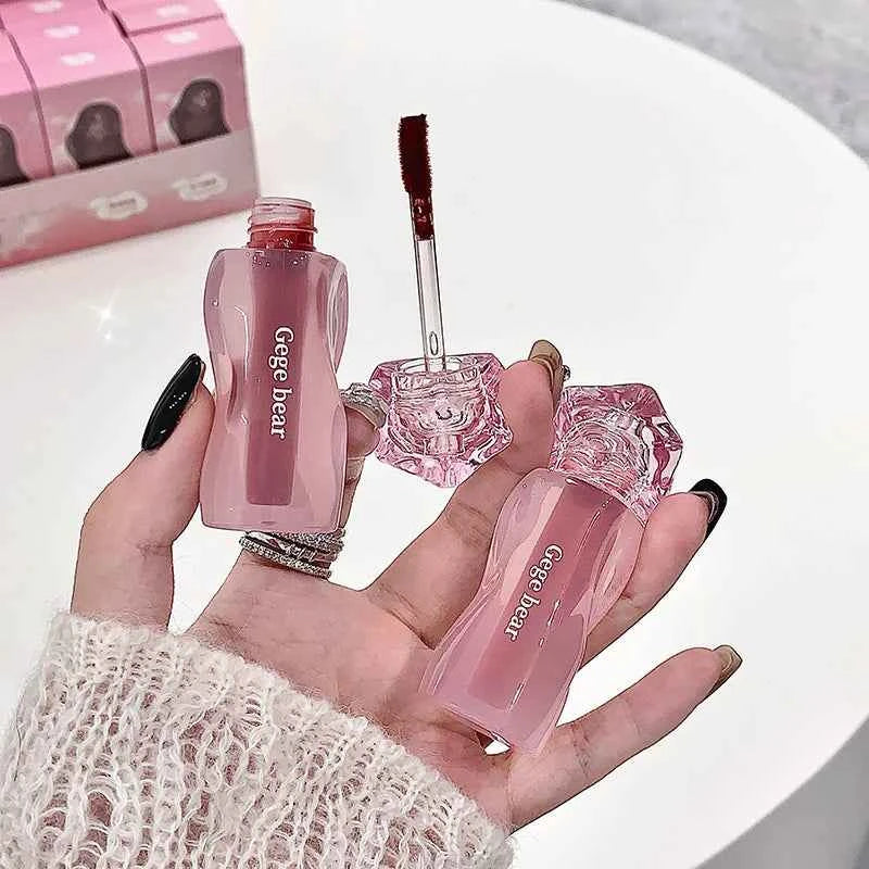 Gege Bear Velvety Cream Lip Mousse - Highly Pigmented, Nourishing Formula with Soft, Long-Lasting Texture