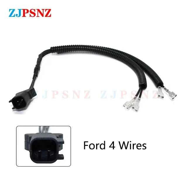 Auto Horn Plug 4 Wires Corrugated Tube Dedicated Snail Horn Socket Conversion Plug Car Speakers Single Horn Refit Double Horn