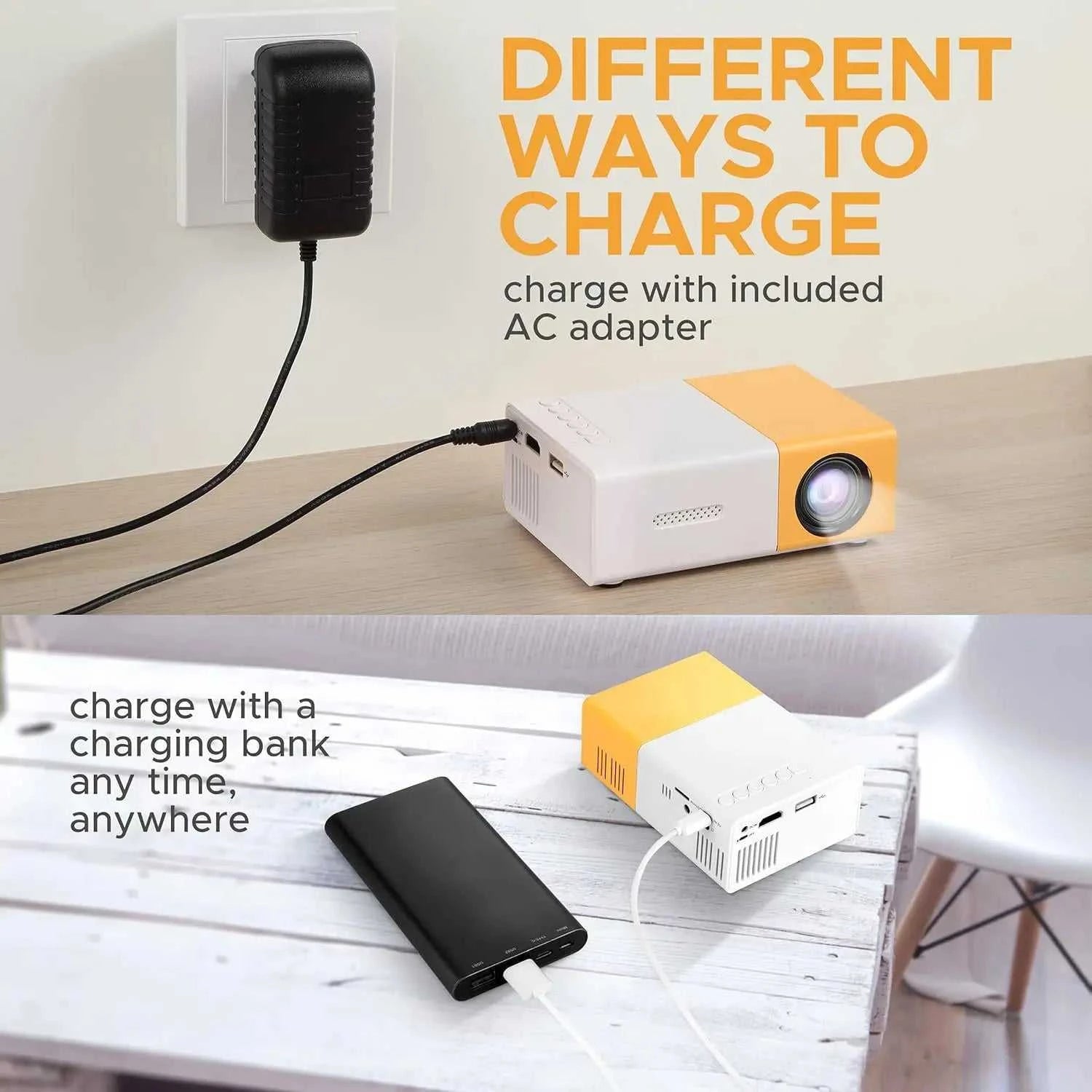 Projector for home use, mini projector for children's bedroom, portable projector, supports 4K ultra-high definition. The jack market .AU The jack market .AU Accessories Electronics $ 80 14:202429827#White