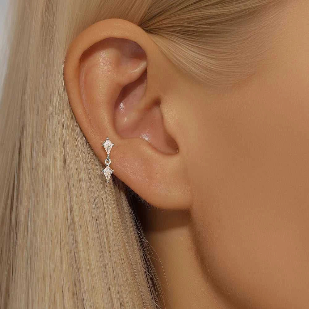 AIDE 925 Sterling Silver 1Pc Mini Shiny Heart/WaterDrop For Women Cartilage Piercing Earring INS Classic Pendant Tassel Gifts The jack market .AU The jack market .AU Jewellery & Chains $ 54 200000226:200006154#26;200001034:361180#1 piece