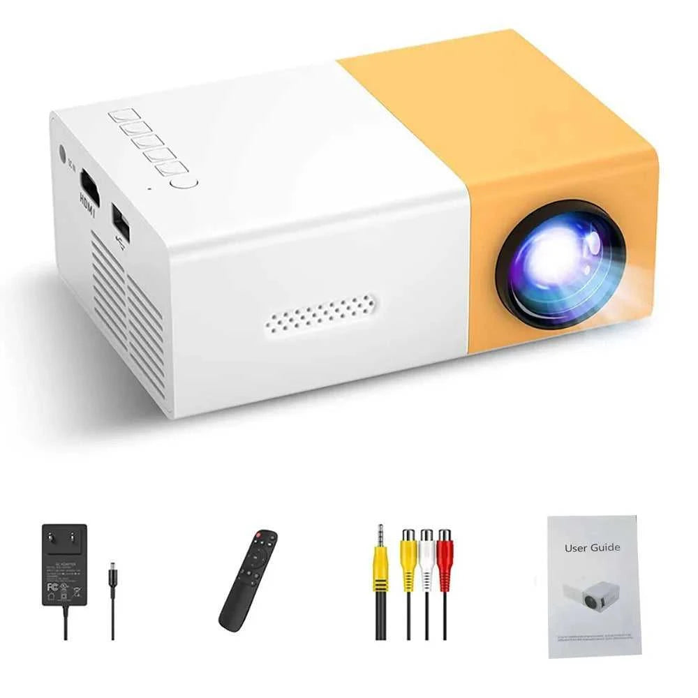 Projector for home use, mini projector for children's bedroom, portable projector, supports 4K ultra-high definition. The jack market .AU The jack market .AU Accessories Electronics $ 80 14:202429827#White