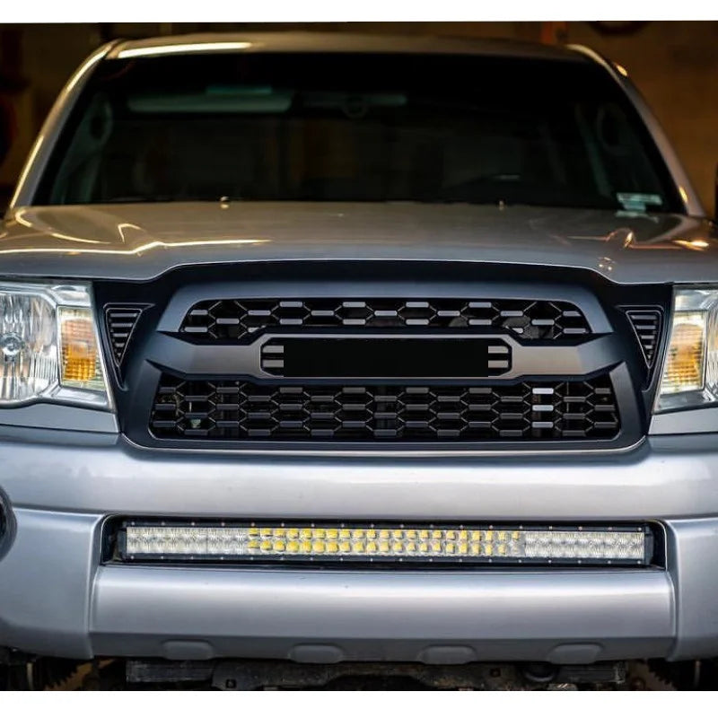 Pickup Truck Auto Parts Body Kits Offroad Part ABS Plastic Black Front Bumper Grill Parilla Para Fit For Tacoma 2005-2011