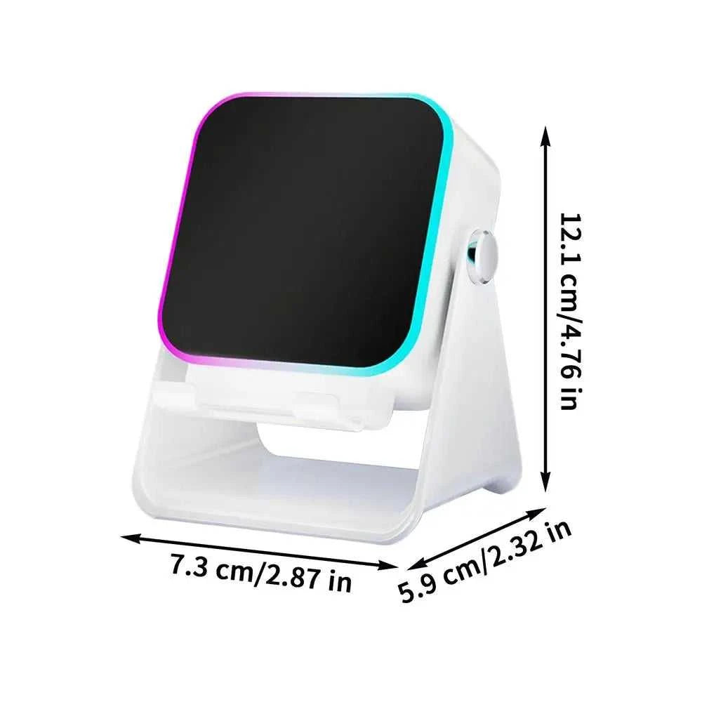 2026 Induction Speaker With Light Foldable Station Phone Speaker Stand 10W For Home Office Travel Christmas Birthday Men Women The jack market .AU The jack market .AU Accessories Electronics $ 73 14:193#Black