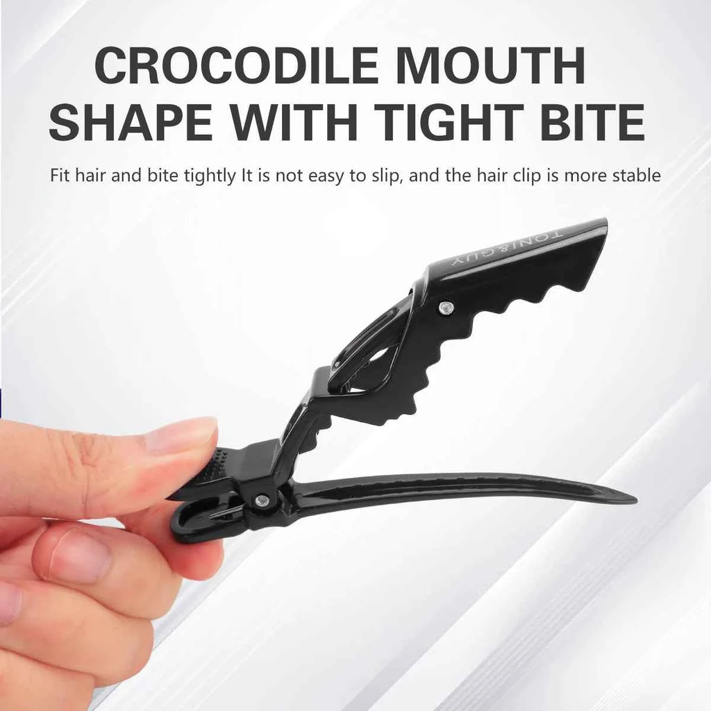 Stylish Hair Clips Set - 6 Durable Alligator Claws for Professional Styling & Salon Use