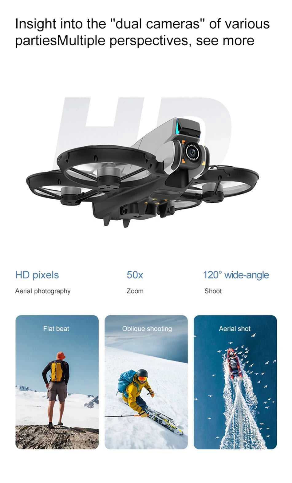 2026 New Drone 4.3 Screen 2.4G 6CH Brushless 1503 4000KV 143g No Registration EIS Anti-Shake Optical Flow WiFi RC Quadcopter Toy The jack market .AU The jack market .AU Drones $ 108 14:193#GT9-8K-Grey-1B;200000828:201589807#8k-Screen display