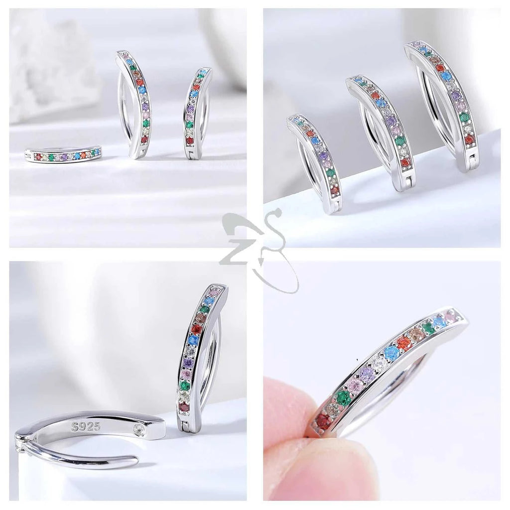 ZS 1PC 925 Sterling Silver Navel Ring Reverse Curved Belly Button Clicker Minimalist Belly Piercing Zircon Navel Piercing 14/16G The jack market .AU The jack market .AU Jewellery & Chains $ 55 200001033:200003762#style2 1.6x10mm