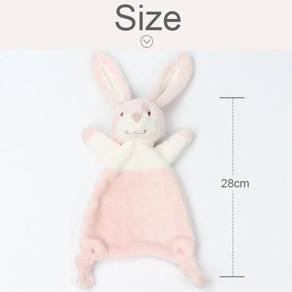 Baby Appease Towel Soft Plush Comforter Blankie Cute Bunny Animal Sleeping Toys For Newborn