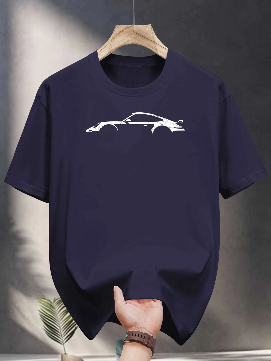 Men's 100% pure cotton fashionable casual loose white car pattern printed round neck short sleeved T-shirt top The jack market .AU The jack market .AU Men Fashion $ 30 14:193#A1543-hei;5:872