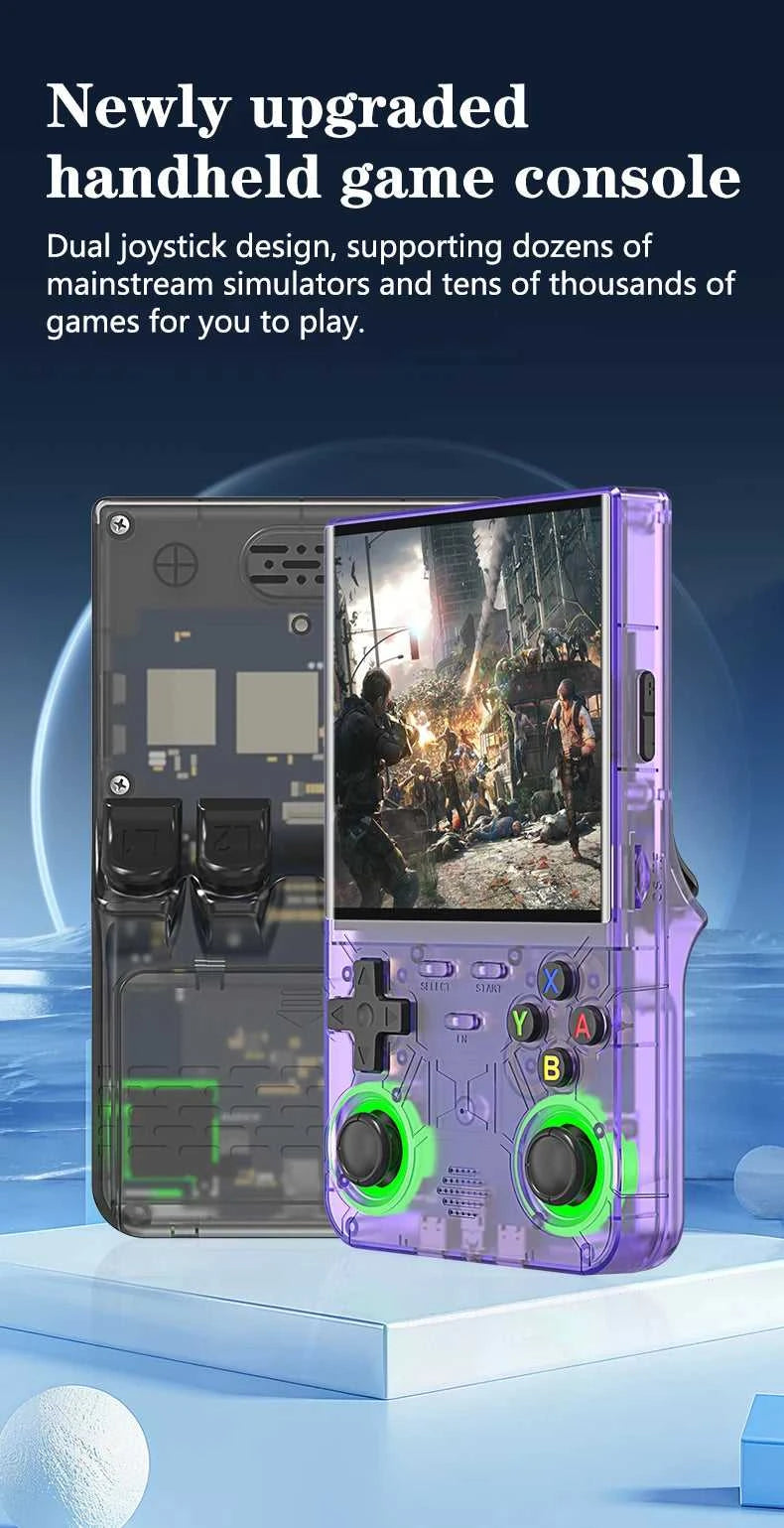 R36 Ultra handheld game console with built-in 2w+games and RGB lighting effects, 4-inch large screen, supports two game consoles The jack market .AU The jack market .AU Accessories Electronics $ 106 14:202135821#R36 Ultra P64G