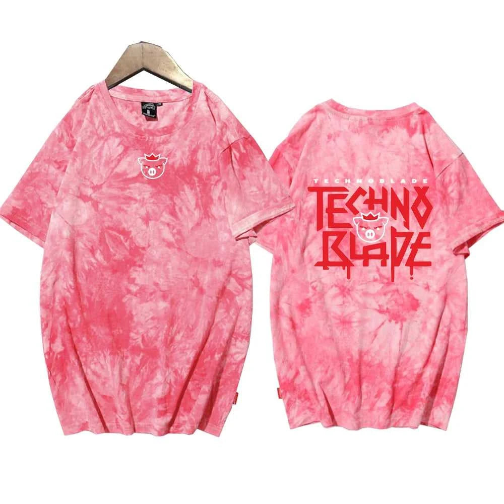 Hot Technoblade Dream Smp Print Tie Dye T Shirt Man Woman T Shirts Short Sleeve Tees Shirts for Men Women The jack market .AU The jack market .AU Men Fashion $ 35 14:1052;5:361385