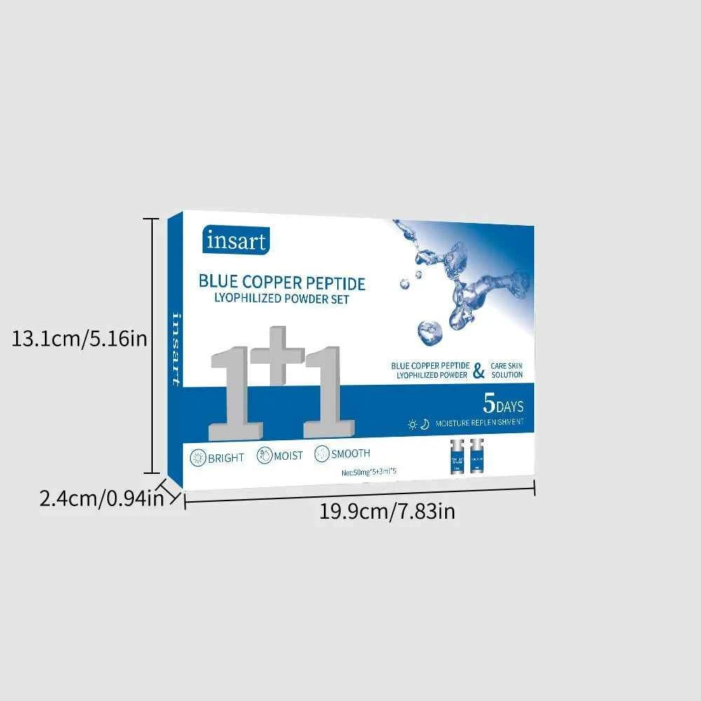VC Collagen Blue copper peptide Lyophilized Powder Face Serum Anti Aging Brightening Moisturizing Essence for All Skin Skincare
