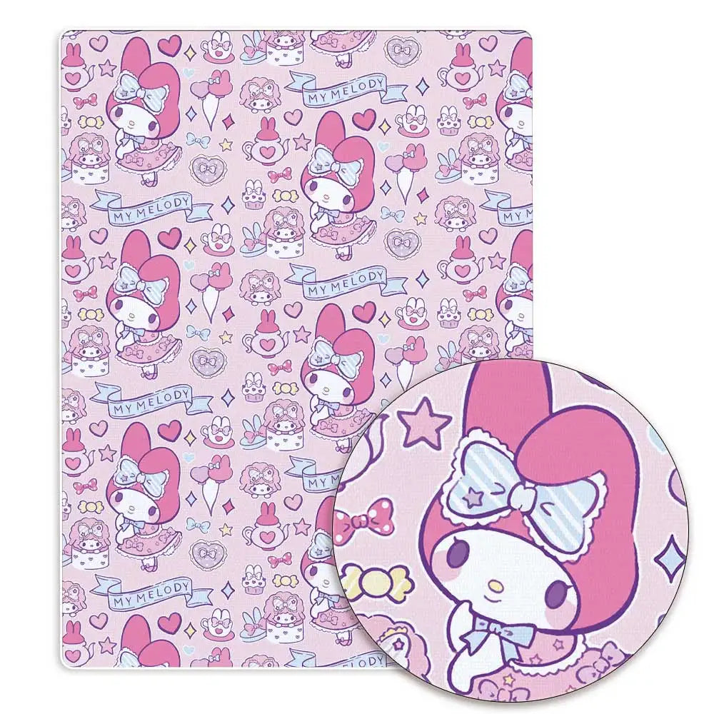 Hello Kitty 140x50CM Cartoon Polyester cotton fabric Patchwork Tissue Kid Home Textile Sewing Doll Dress Curtain cotton Fabric