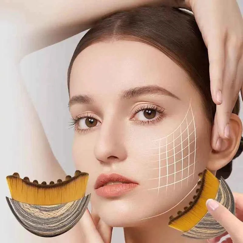 Revive Beauty Lymphatic Drainage Face Brush - Sculpt & Contour for Radiant Skin