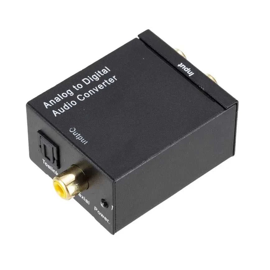 Analog to Digital Audio Converter L/R RCA to Digital Toslink Coaxial Audio Adapter For PS4 HDTV DVD Amplifier Soundbar Speaker The jack market .AU The jack market .AU Accessories Electronics $ 60 14:193#US Plug
