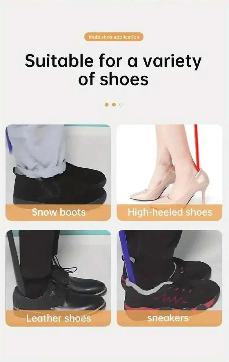1pc Extra long flexible plastic shoe horns do not require bending durable shoe spoons for pregnant women wearing shoe assistants The jack market .AU The jack market .AU Step Up Your Style: Trendy Shoes for Every Occasion! $ 48 14:193