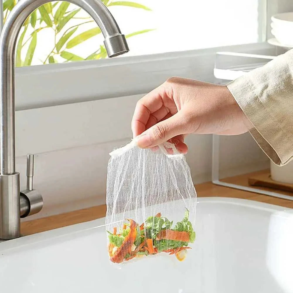 100Pcs Disposable Kitchen Sink Strainer Bags Sewer Drain Anti-blocking Water Filter Shower Hair Rubbish Storage Clean Mesh Bag The jack market .AU The jack market .AU Home $ 49 14:202732816#100Pcs-1Pack