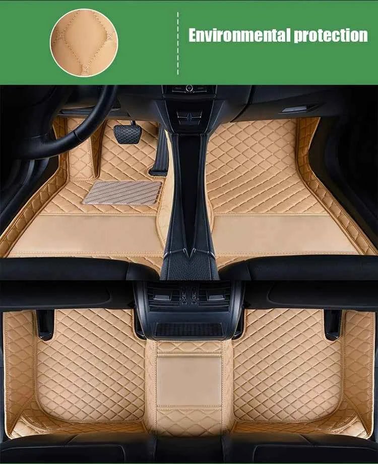 Car Floor Mats 100％ For For Ford Focus MK2 2008-2011 Auto Foot Pads Accessories Interior Waterproof Carpets Car Styling Rug 차량용품