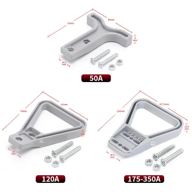 1/2/4pcs 50A 120A 175A 350A 600V High-Current Electrical Cable Connectors Power Connector Quick Plug for Car Battery Charging
