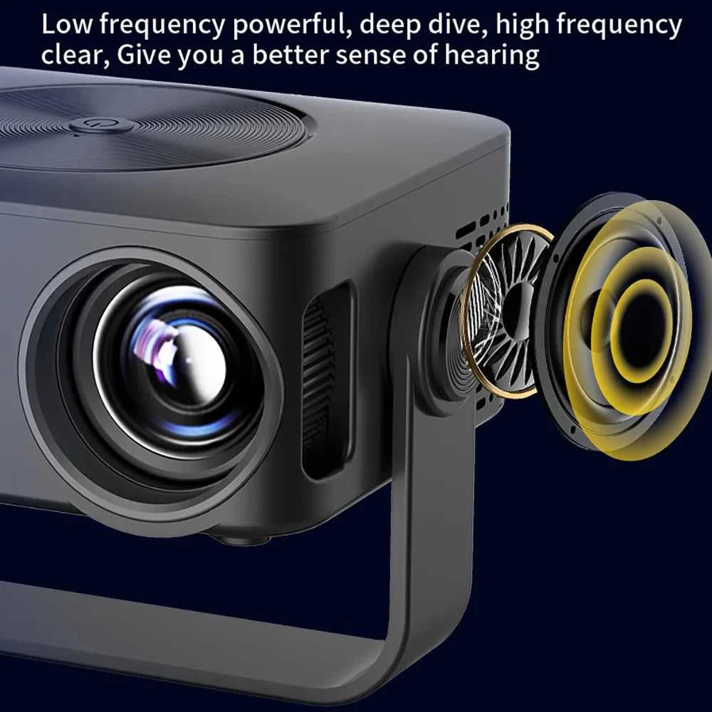 2025 New 1080P Mini Beamer Portable LED projector with Wi-Fi USB HDMI for Mobile Phone Laptop Home Theater Black The jack market .AU The jack market .AU Accessories Electronics $ 110 14:29;200007763:201336101;200009209:201447604