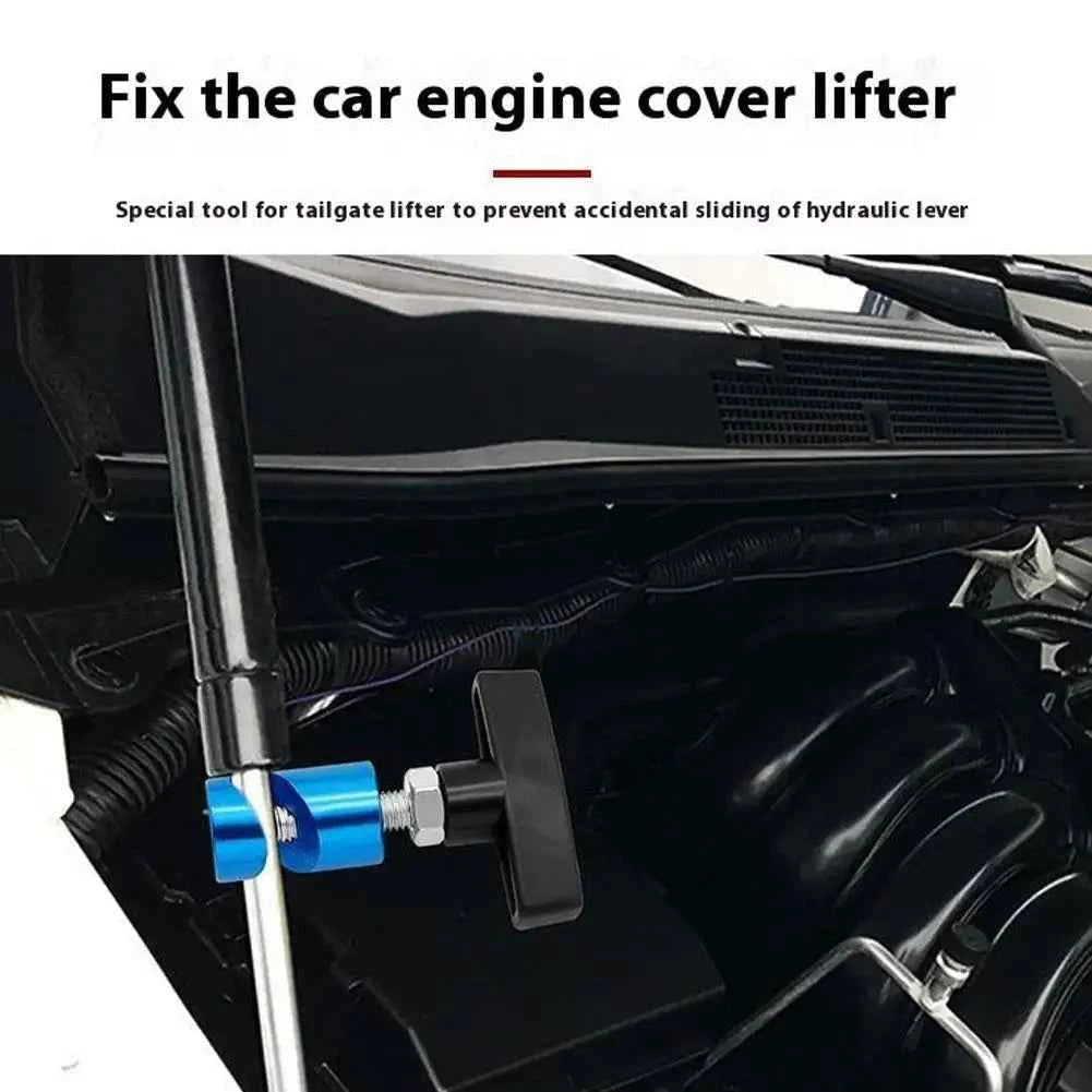 Car Hood & Trunk Gas Spring Struts - Colored Lift Supports with Anti-Slip & Anti-Pinch Safety Tool