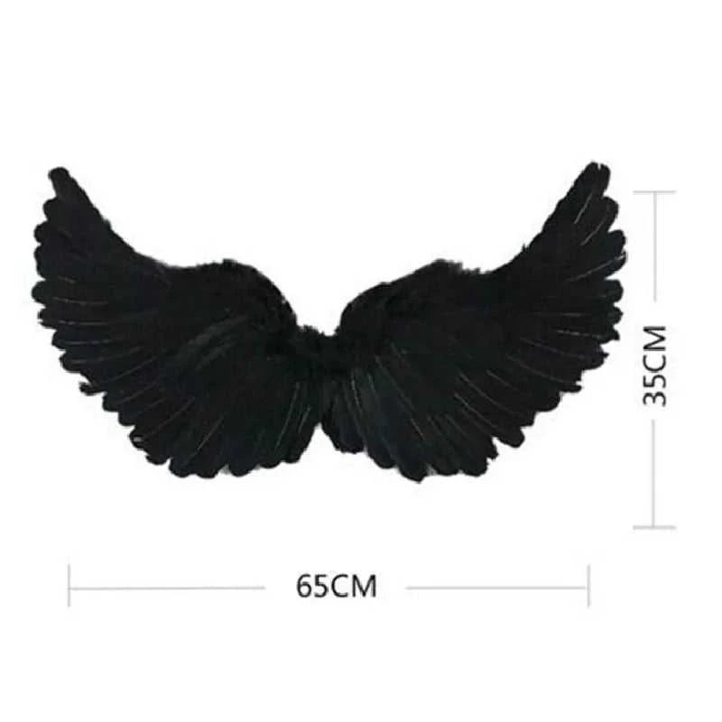 Angel Halo Headband Black White Feather Christmas Festival Performance Party Favor Angel Outfit Angel Cosplay Wings The jack market .AU The jack market .AU Mum & Kids: Essential Products for Every Family $ 29 14:29#1