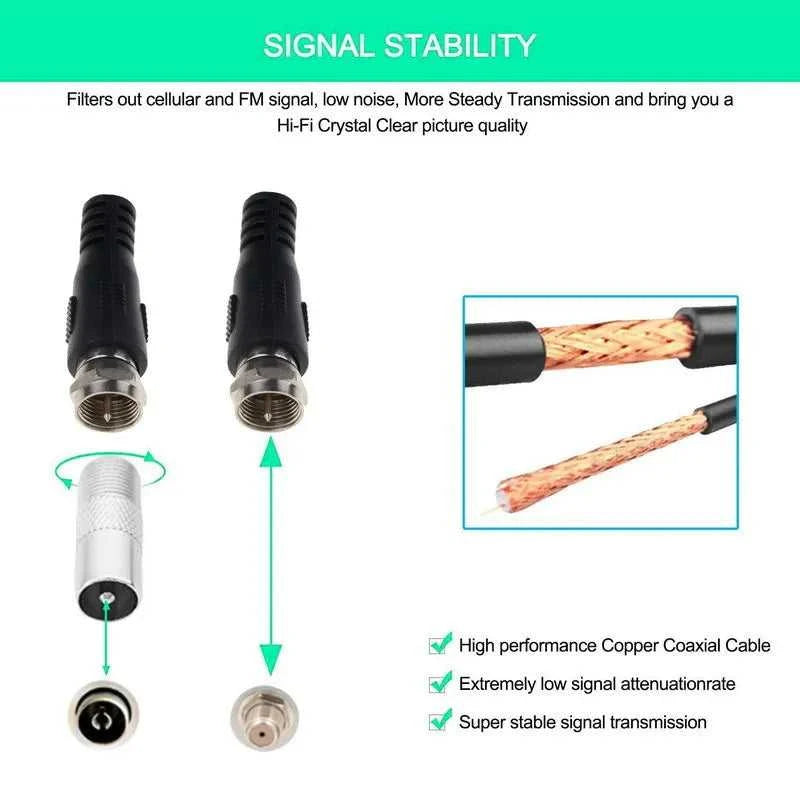 Digital TV Antenna Booster Hign Gain High Definition Aerial HD Flat Indoor Active Aerial For Car Antenna RV Travel Smart TV The jack market .AU The jack market .AU Accessories Electronics $ 49 14:203432010#Digital TV antenna